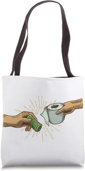 Paper Barter - Money for Toilet Paper Tote Bag