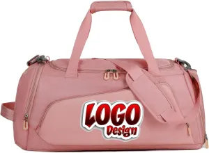 Personalized Duffel Bag Embroidered Sports Gym Bag Travel with Wet Dry Pockets&Shoe Compartment Gift For Groomsman,Bridesmaid