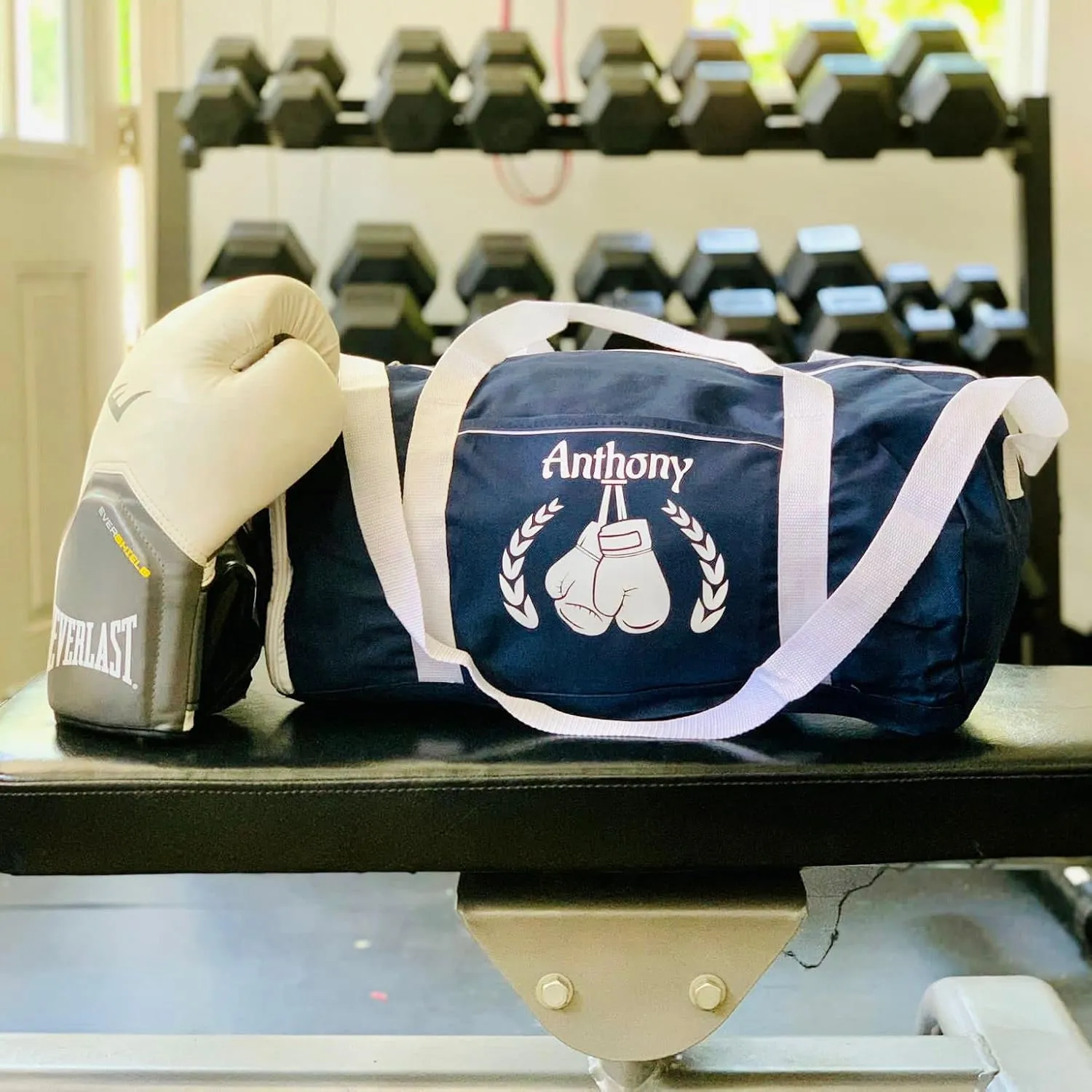 Personalized Sport/Gym Roll Duffel Bag - Cheerleading