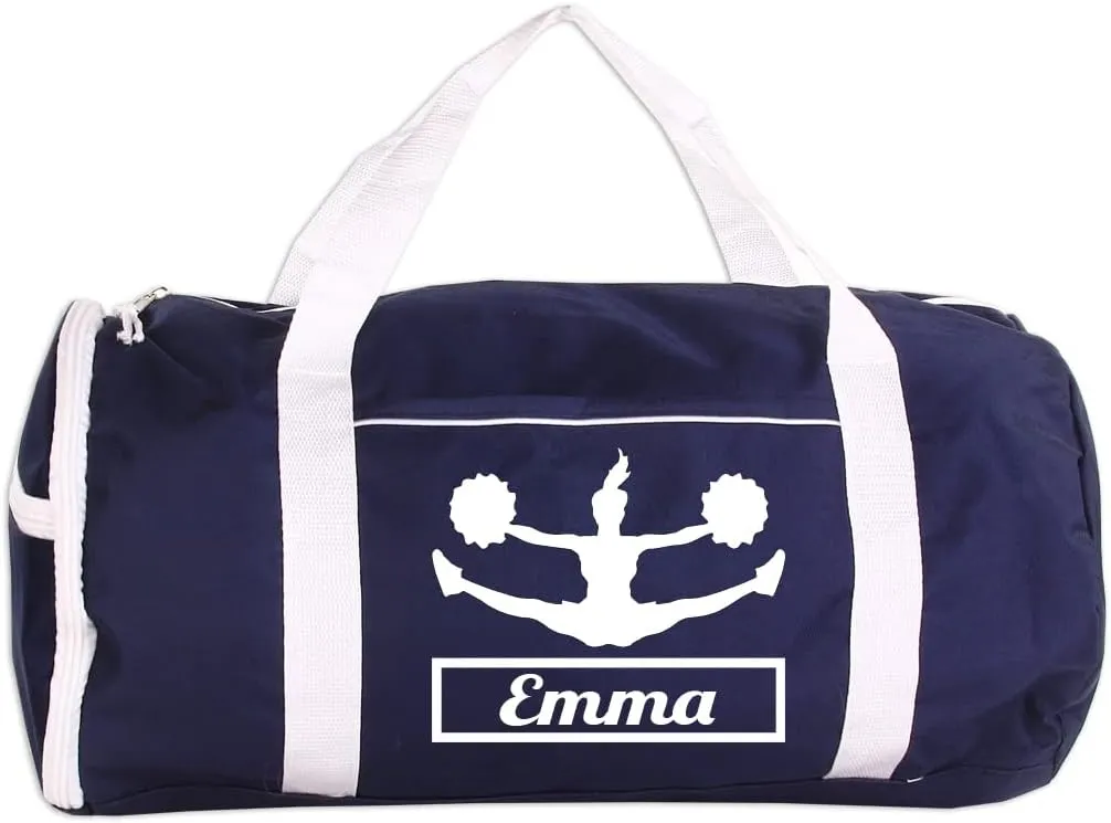 Personalized Sport/Gym Roll Duffel Bag - Cheerleading