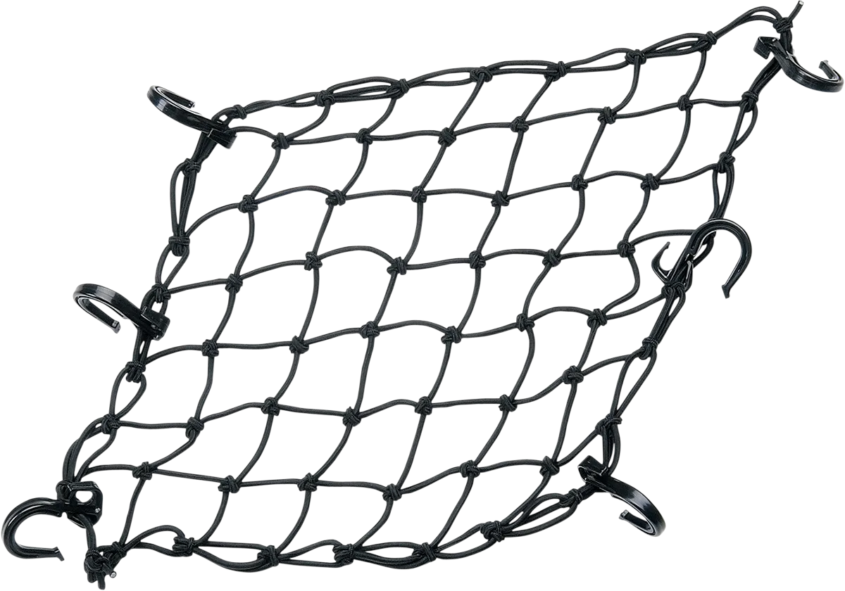 Powertye Cargo Net Adjustable - Black 15" x 15"