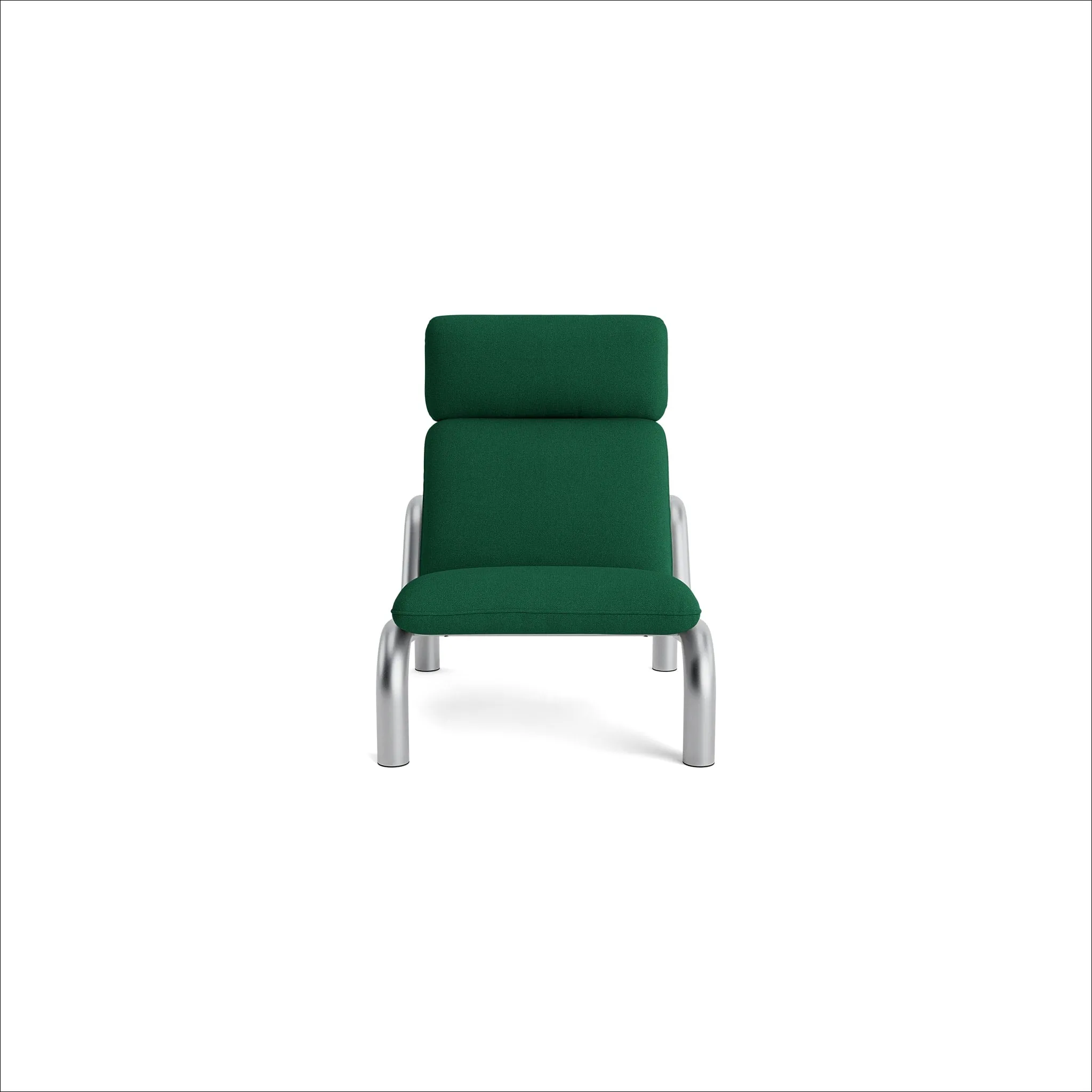 PRE-ORDER │ NORMANN COPENHAGEN Tube Lounge Chair, Stainless Steel/Vidar 932