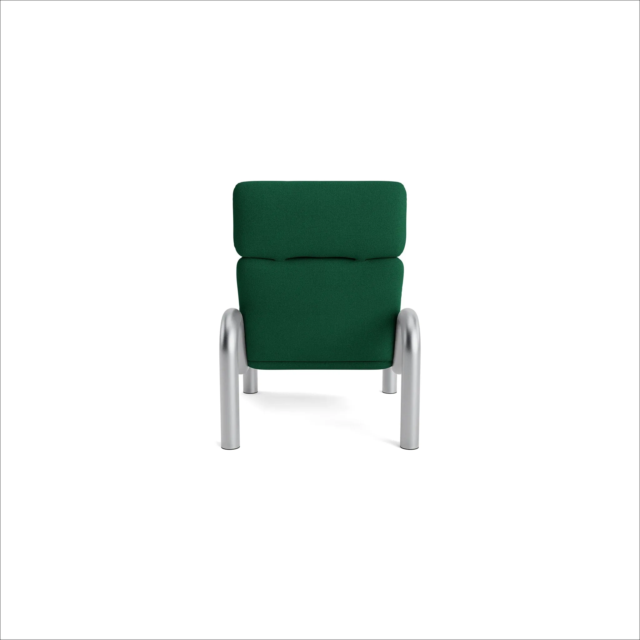 PRE-ORDER │ NORMANN COPENHAGEN Tube Lounge Chair, Stainless Steel/Vidar 932
