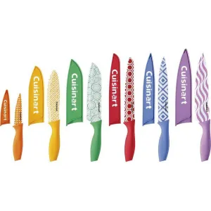Printed With Blade Color Special edition Guards Set: Beautifully designed Cuisinart Knife 12-Piece