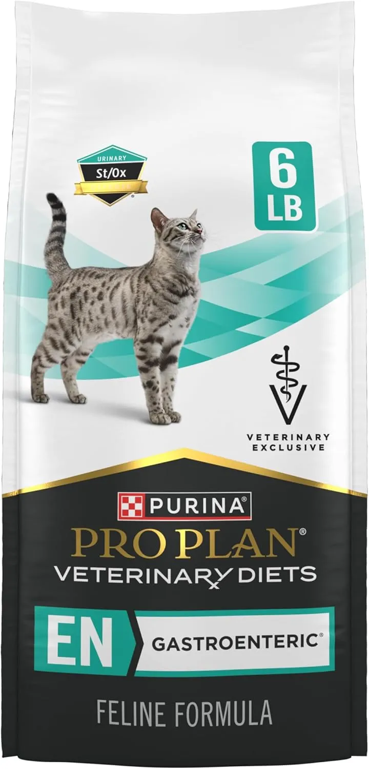 Pro Plan Veterinary Diets Purina EN Gastroenteric Feline Formula Dry Cat Food - 6 lb. Bag
