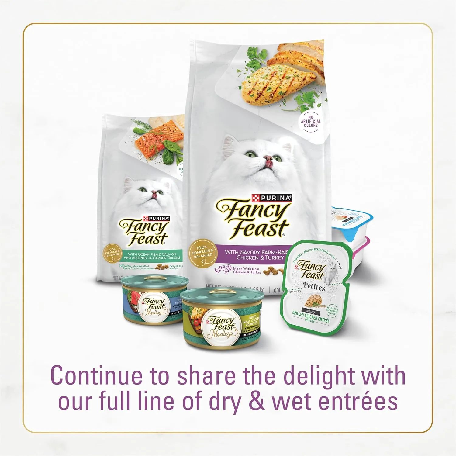 Purina Fancy Feast Dry Cat Food with Savory Farm-Raised Chicken and Turkey - 12 lb. Bag