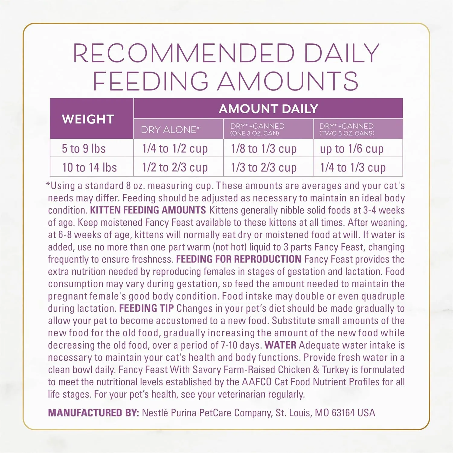Purina Fancy Feast Dry Cat Food with Savory Farm-Raised Chicken and Turkey - 12 lb. Bag