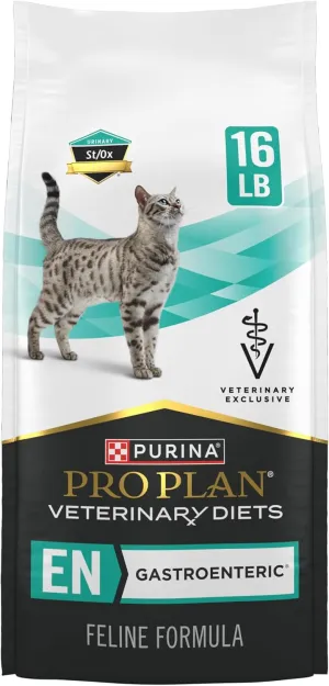 Purina Pro Plan Veterinary Diets EN Gastroenteric Feline Formula Dry Cat Food - 16 lb. Bag