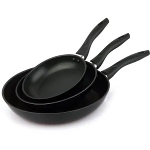 Reinforced Triple Nonstick Skillet Pack, 7", 9" and 11"