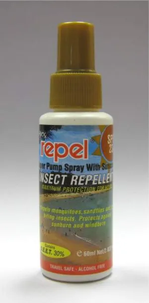Repel Pump Spray   Sunscreen Spf23 60ml