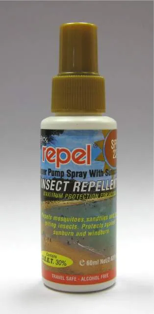 Repel Pump Spray   Sunscreen Spf23 60ml