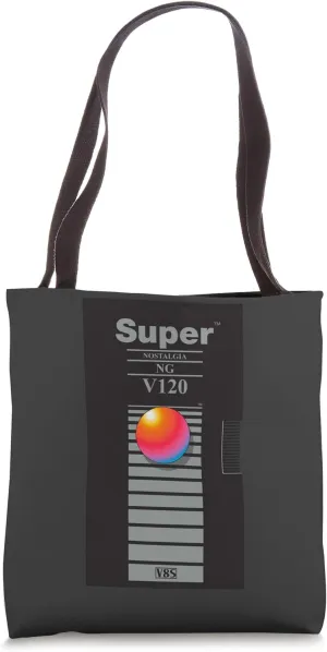 Retro Super Nostalgia VHS Reference 80s Child Old Memory Tote Bag