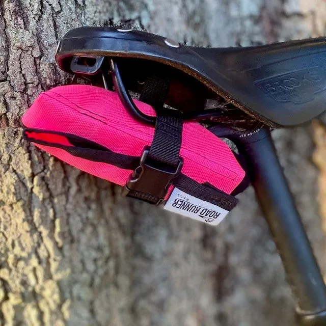 ROAD RUNNER Tool Saddle Roll - Highlighter Pink Cordura