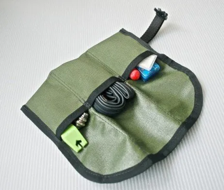 ROAD RUNNER Tool Saddle Roll - Olive Cordura