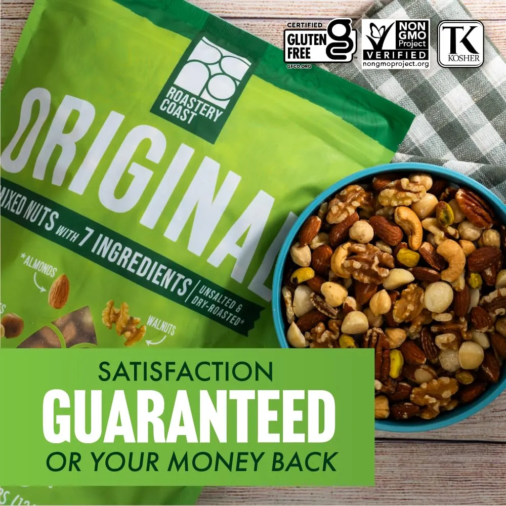 Roastery Coast - Daily Nuts Healthy Mix Bulk | Nuts Snack Mix | Deluxe assorted snack | nut snacks | healthy snacks for adults | dry fruits | nut mix