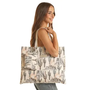 Rock and Roll Unisex Printed Bag With Woven Strap - Orange