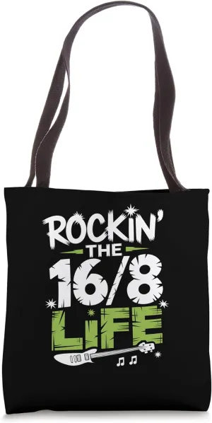 Rockin' The 16/8 Life Intermittent Fasting Tote Bag