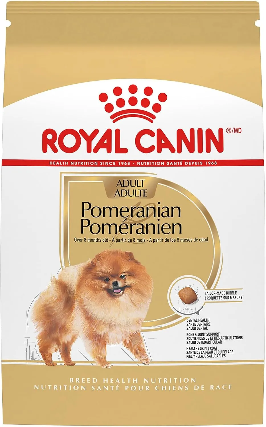 Royal Canin Breed Health Nutrition Pomeranian Dry Dog Food​, 2.5 lb bag