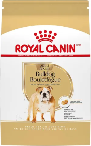 Royal Canin Bulldog Adult Dry Dog Food, 30 lb bag