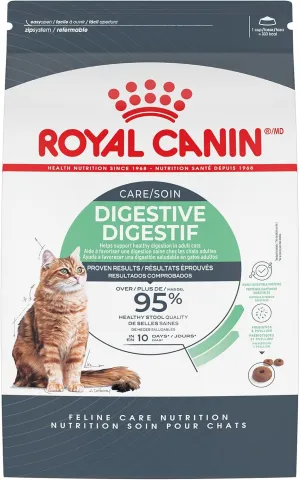 Royal Canin Feline Care Nutrition Digestive Care Dry Cat Food, 3 lb bag