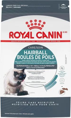 Royal Canin Feline Care Nutrition Hairball Care Dry Cat Food, 3 lb bag