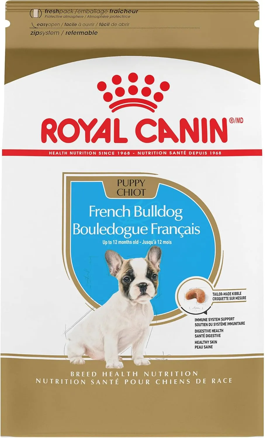 Royal Canin French Bulldog Puppy Dry Dog Food, 10.5 lb Bag