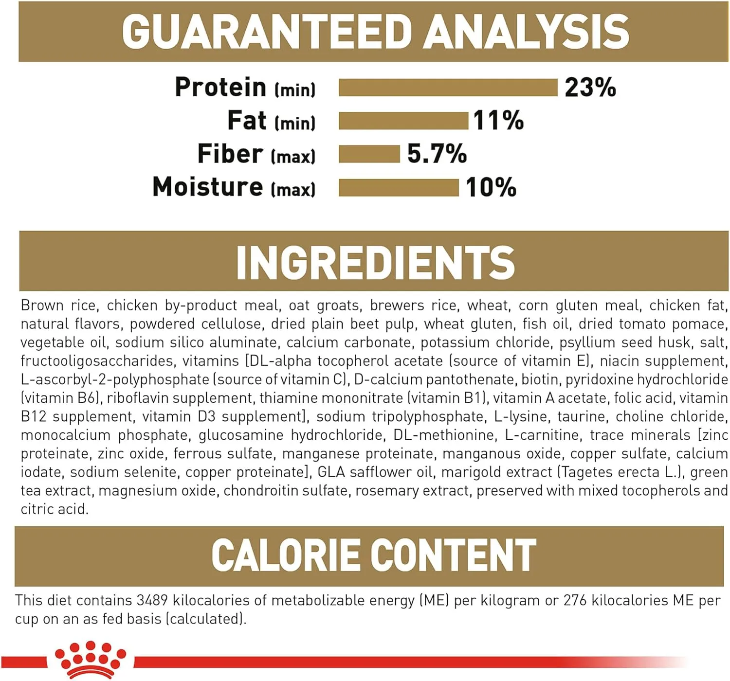 Royal Canin Golden Retriever Adult Dry Dog Food, 17 lb Bag