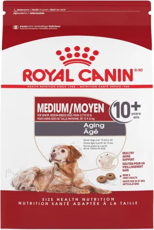 Royal Canin Medium Aging 10  Senior Dry Dog Food, 30 lb bag