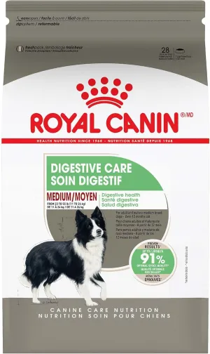 Royal Canin Medium Digestive Care Dry Dog Food, 17 lb bag