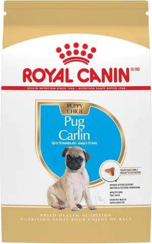 Royal Canin Pug Puppy Breed Specific Dry Dog Food, 2.5 lb bag