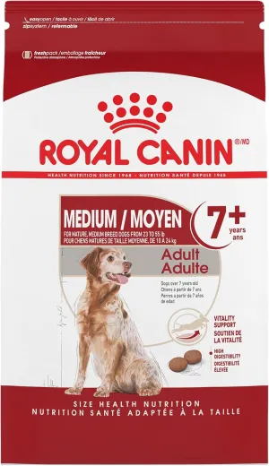 Royal Canin Size Health Nutrition Medium Adult 7 - Dry Dog Food, 30lb Bag