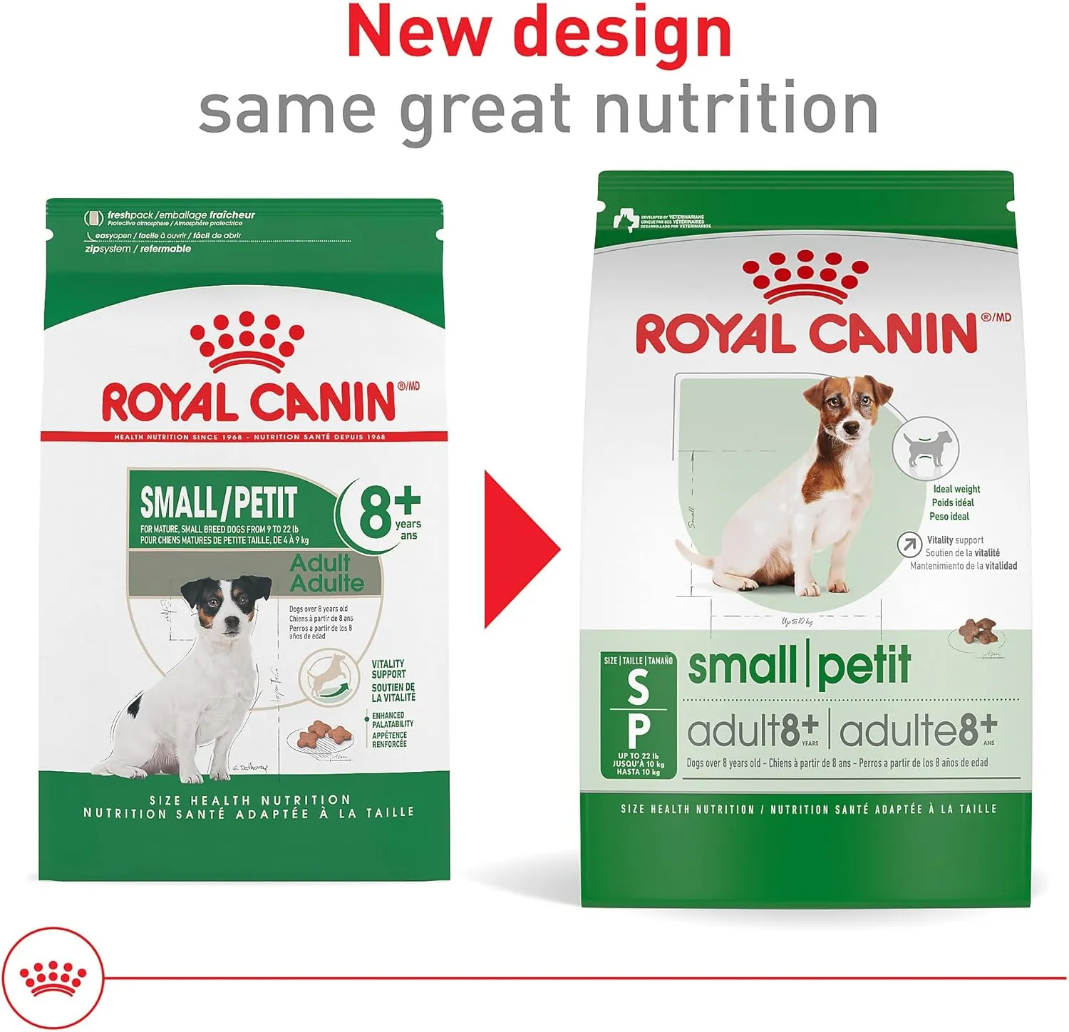 Royal Canin Size Health Nutrition Small Adult 8  Dry Dog Food, 2.5 lb bag