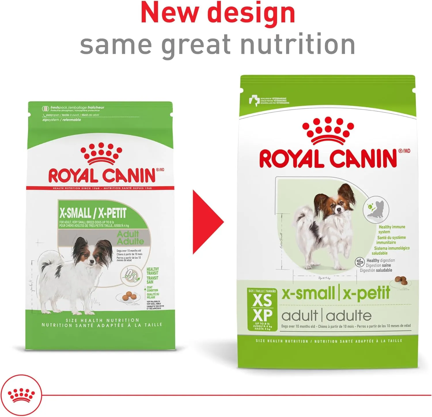 Royal Canin Size Health Nutrition X-Small Adult Dry Dog Food, 14 lb bag