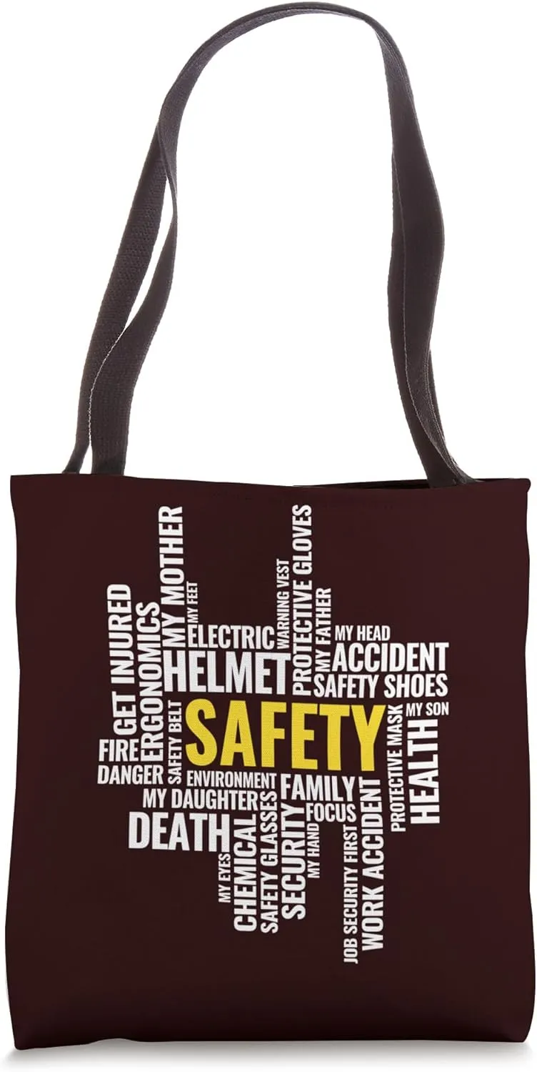 Safety Terminologies | Safety Campaign Streetwear Gift Ideas Tote Bag