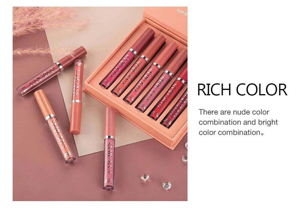 Set of 6 NonStick Cup Liquid lipstick