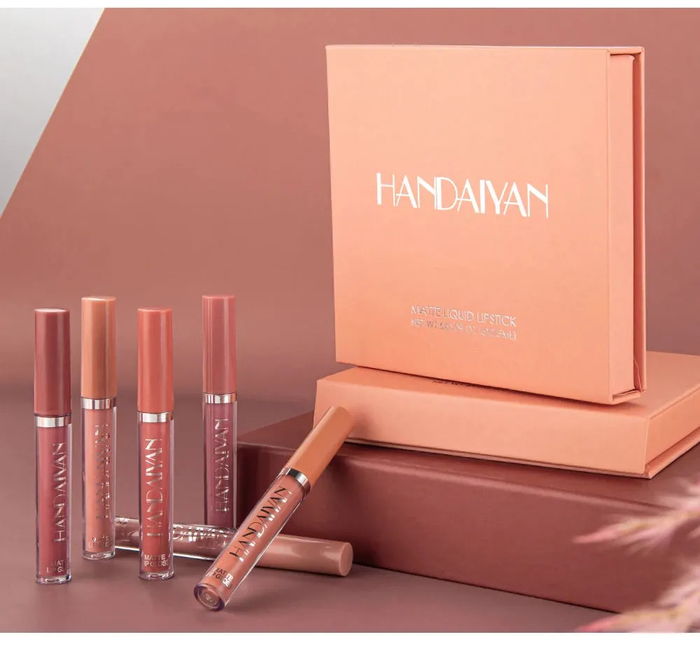 Set of 6 NonStick Cup Liquid lipstick
