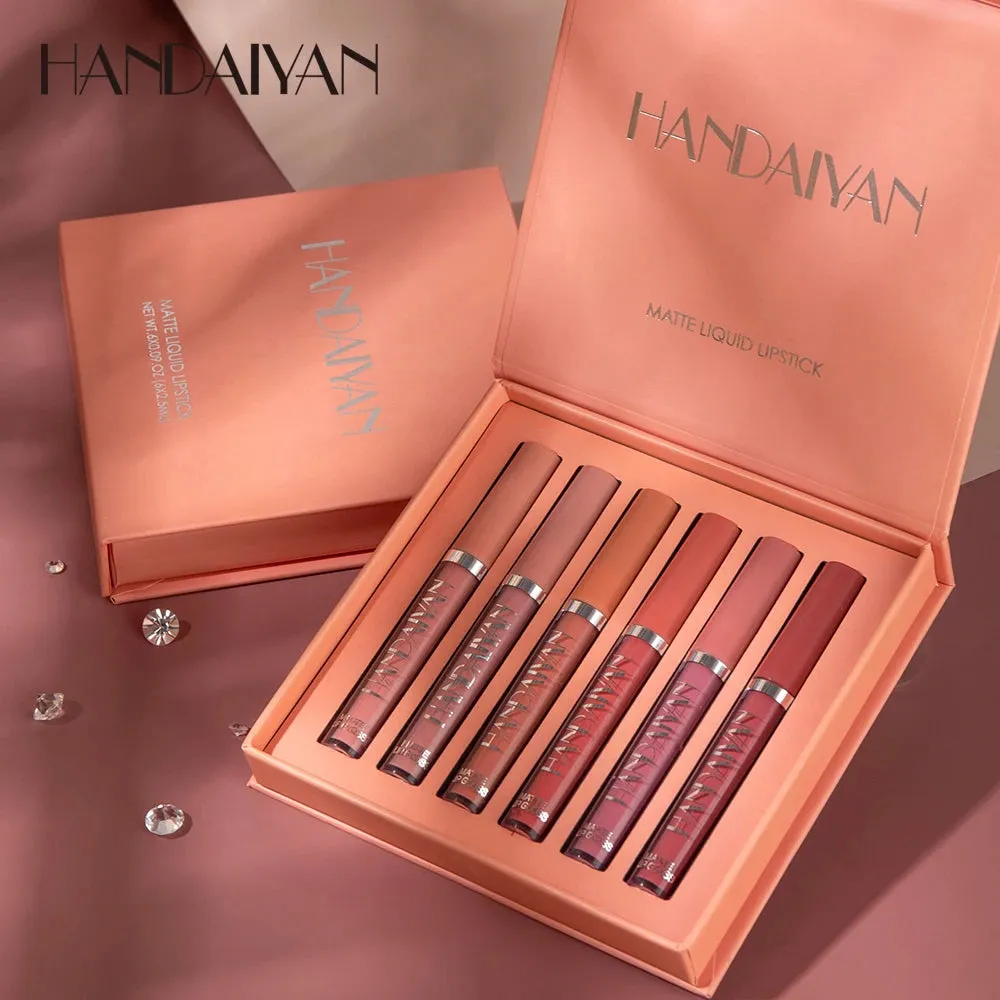 Set of 6 NonStick Cup Liquid lipstick