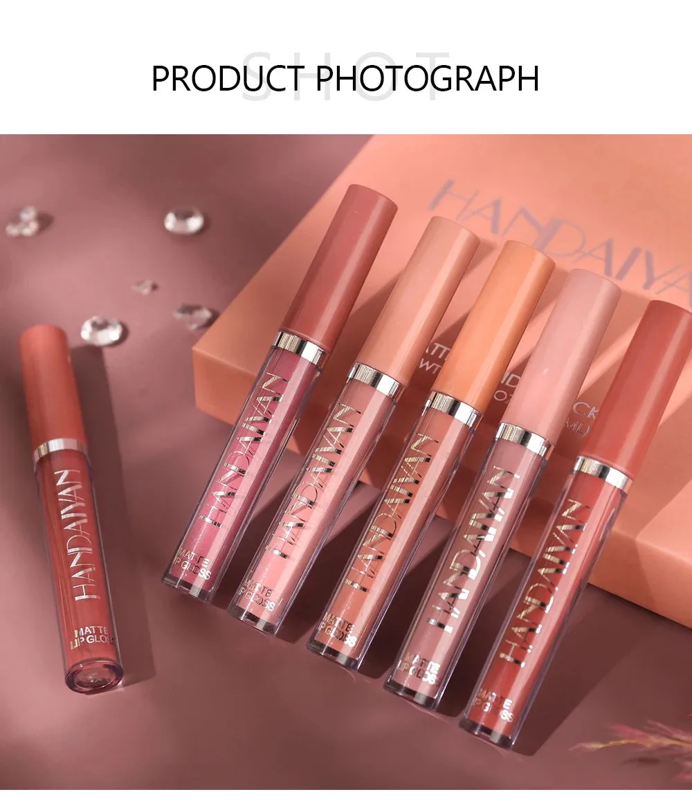 Set of 6 NonStick Cup Liquid lipstick