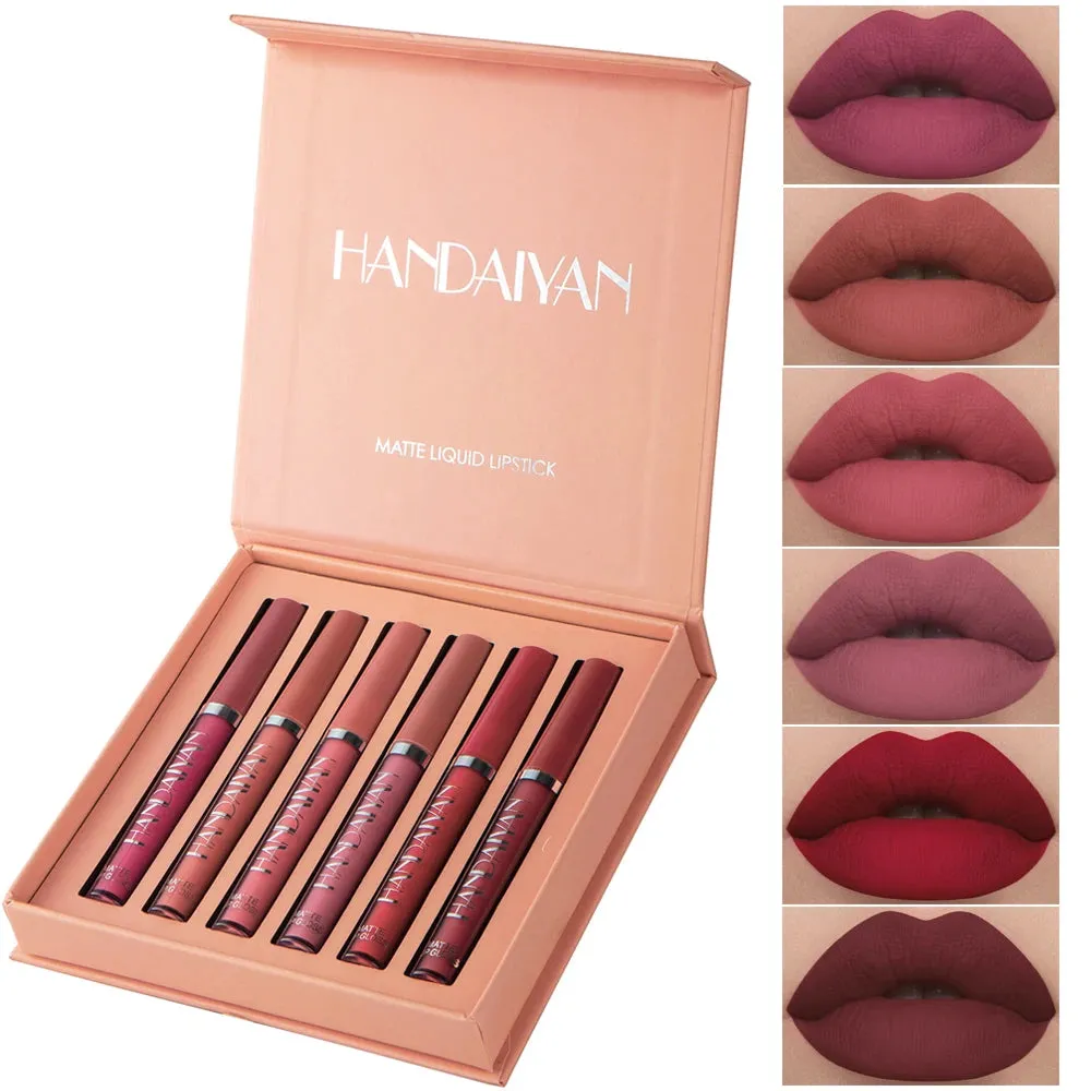 Set of 6 NonStick Cup Liquid lipstick