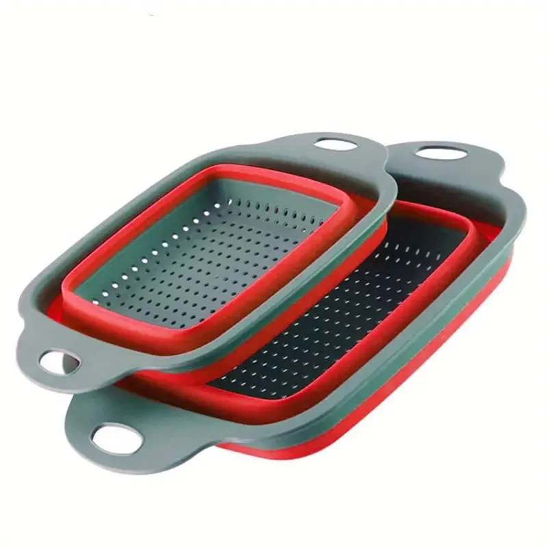 Silicone Collapsible Colander Set