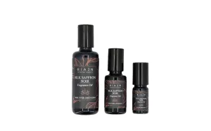 Silk Saffron Noir Perfume Oil | Long-Lasting Roll-On Fragrance | Creamy, Sweet Spice with Jasmine, Saffron, Almond, & Musk | Natural Ingredients, Travel Size, & Alcohol-Free | 5, 20, or 50 mL (20 mL)