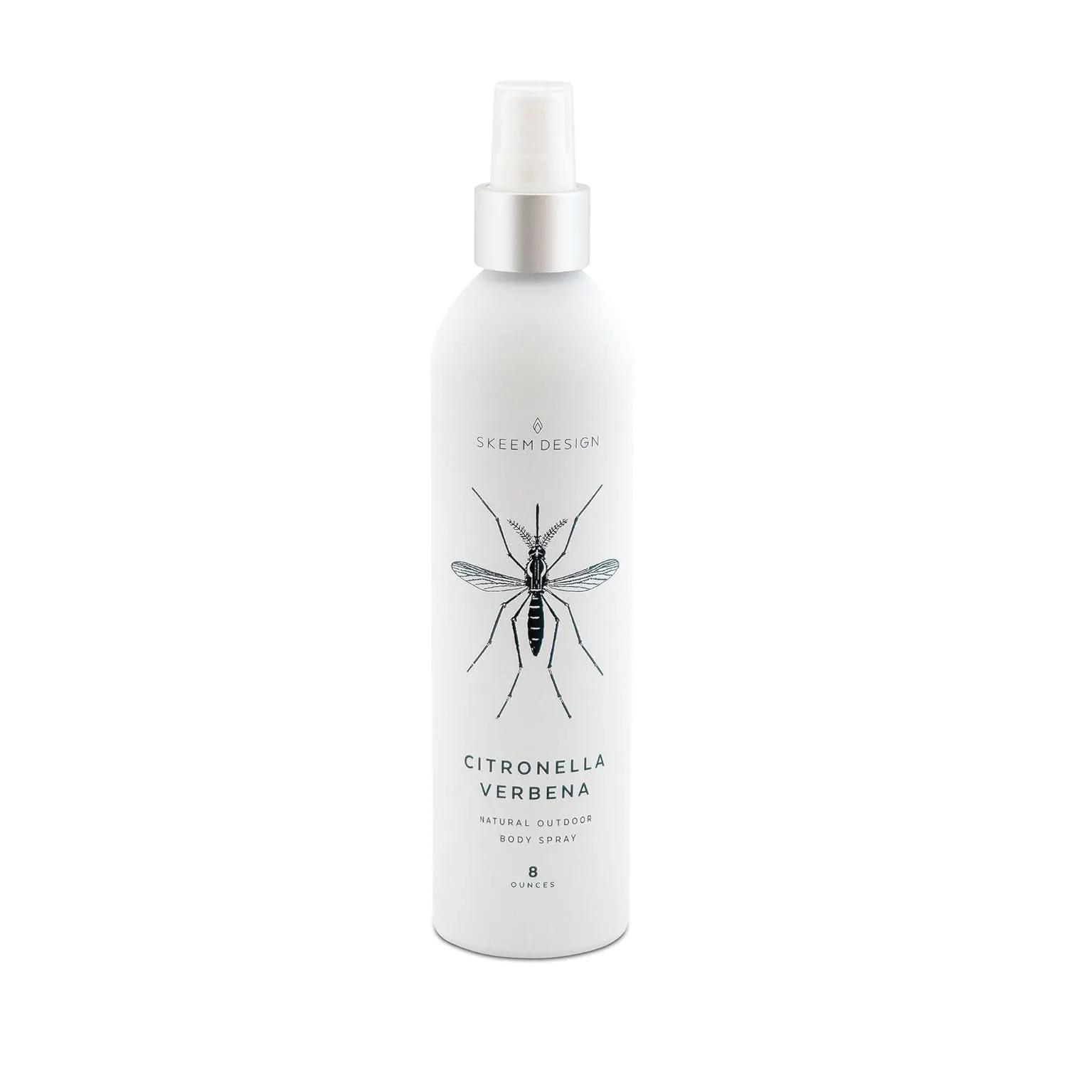Skeem Citronella Verbena Body Spray - Easy To Use Natural Spray, Family Friendly - 8 oz