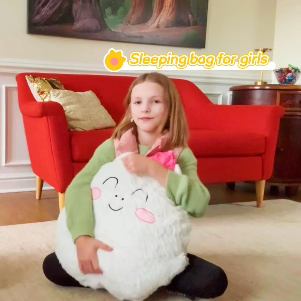 Sleeping Bag for Kids, Preschool Nap Mat, Toddler Sleeping Bag with Pillow for Daycare, Ages 3 , Large Size