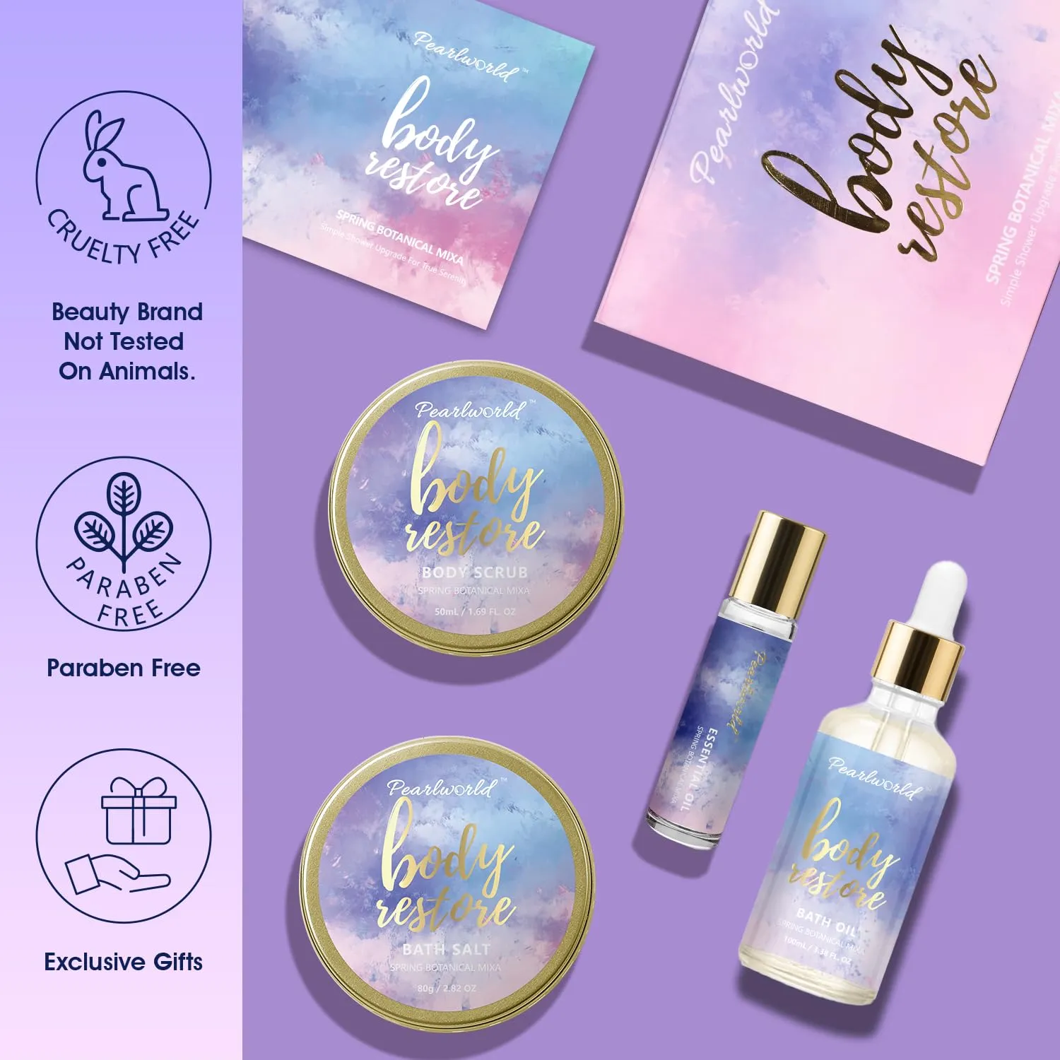 Spa Gift Set for Women, 13 Pcs Luxury Self Care Set, Clean Moisturizing Skin, Relaxation Gifts for Women, Christmas, Valentine's, Birthday Gifts for Mom