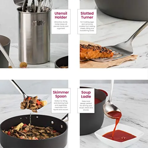 Stainless-Steel 10-piece Utensil Set