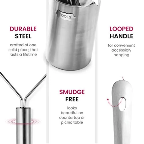 Stainless-Steel 10-piece Utensil Set
