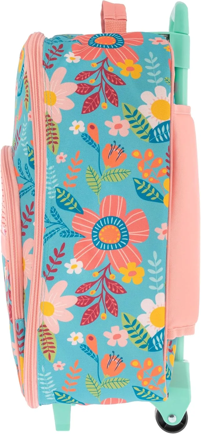 Stephen Joseph Kids' Luggage, Turquoise Floral, One Size