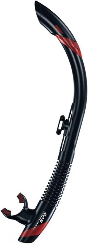 SV2 Semi Dry Snorkel, Black/Red