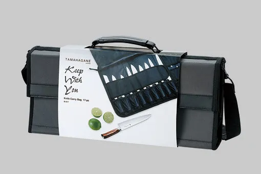 Tamahagane Chef's Knife Bag /  holds 17 knives