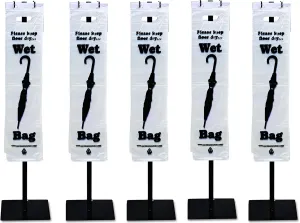 Tatco 57010 Wet Umbrella Bag, 7w x 31h, Clear, 1000/Box